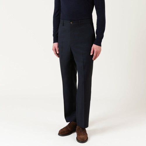 Autore Blue Wool Dress Pants