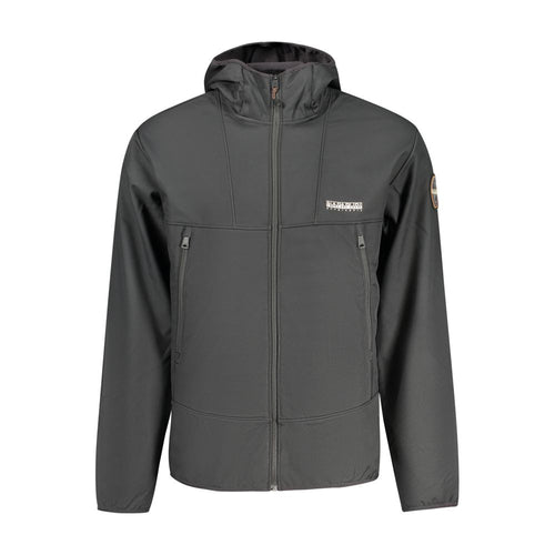 Napapijri Black Polyester Shell Jacket