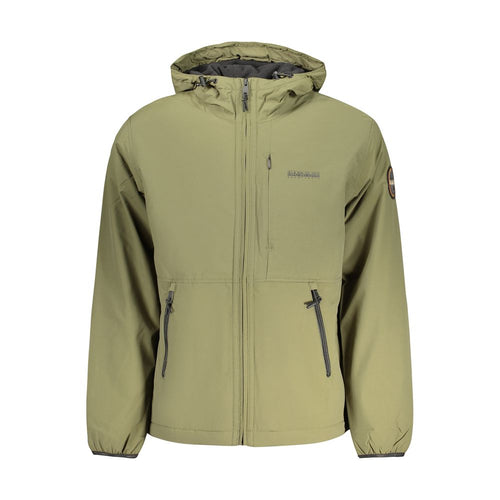 Napapijri Green Polyamide Mens Jacket