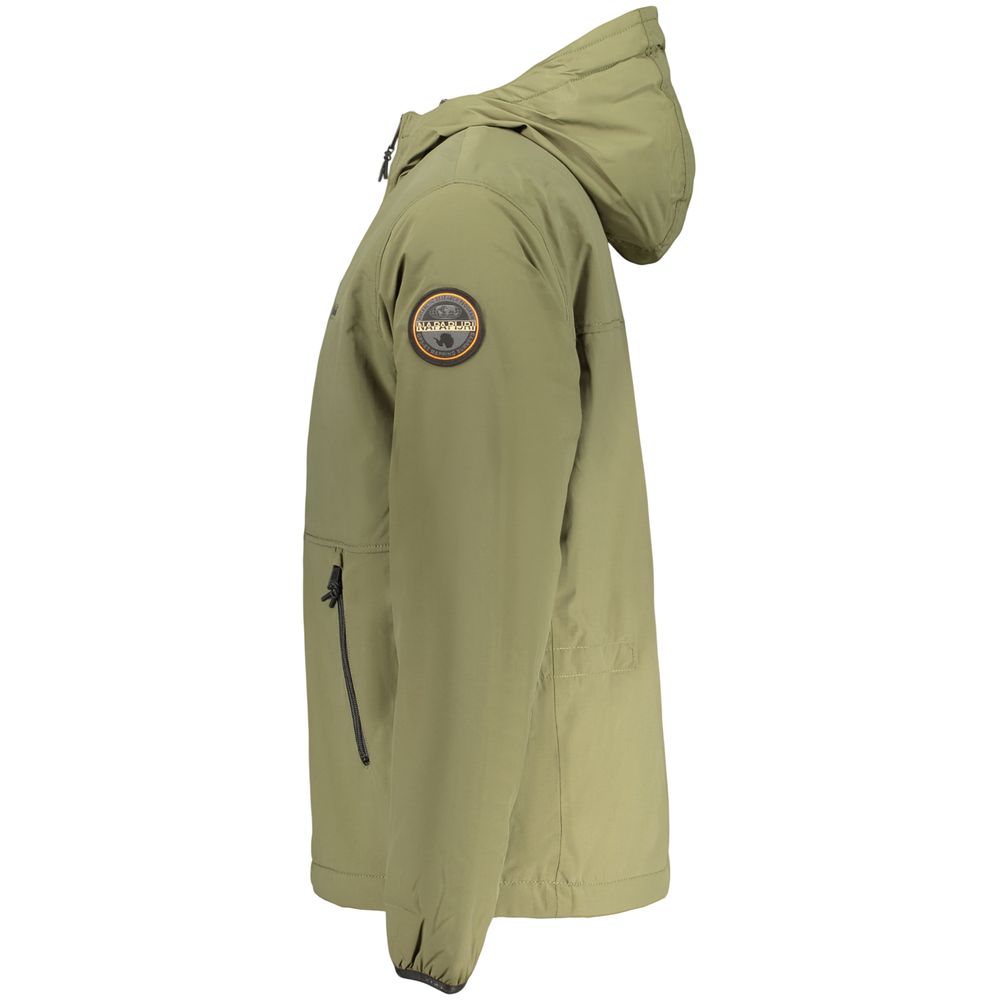 Napapijri Green Polyamide Mens Jacket