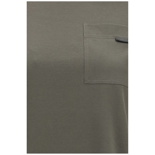 Brunello Cucinelli Bicolor Cotton T-Shirt
