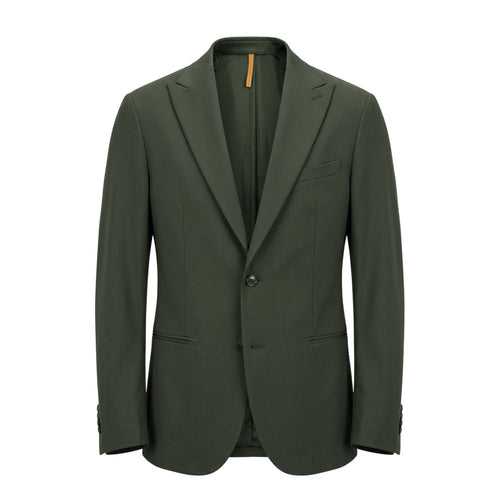 Roberto Pepe Luxury Green Viscose Men's Jacket