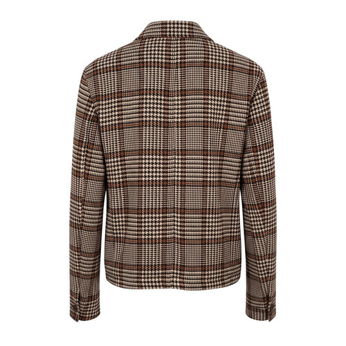 Roberto Pepe Luxury Black Viscose Men Jacket