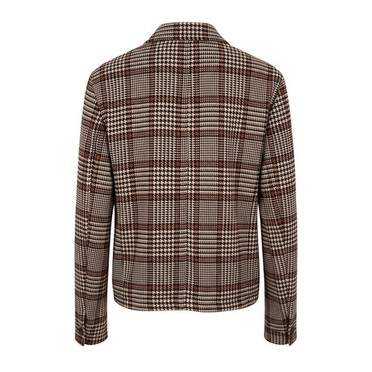 Roberto Pepe Luxury Black Viscose Men Jacket