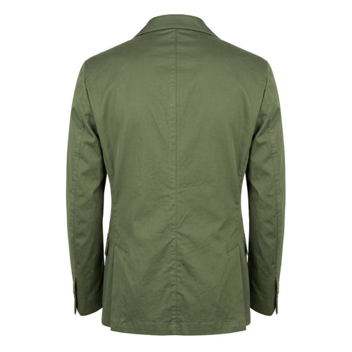 Roberto Pepe Luxury Green Cotton Men Jacket