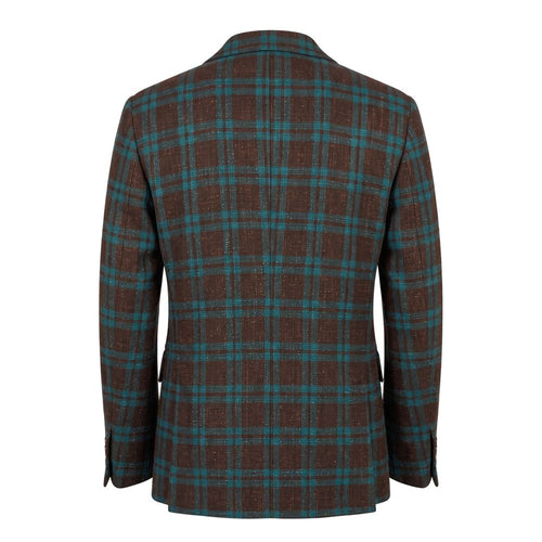 Roberto Pepe Luxury Brown Linen Men's Jacket