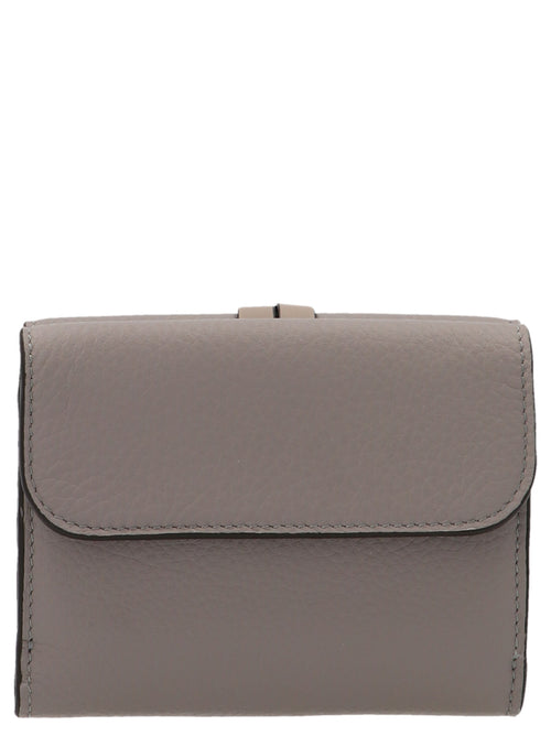 Chloé Gray Calfskin Cardholder