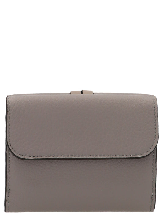 Chloé Gray Calfskin Cardholder