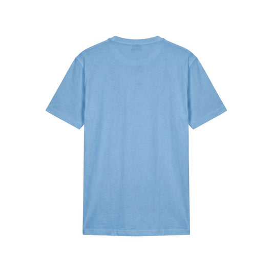 Baldinini Trend Light Blue Cotton Men T-Shirt