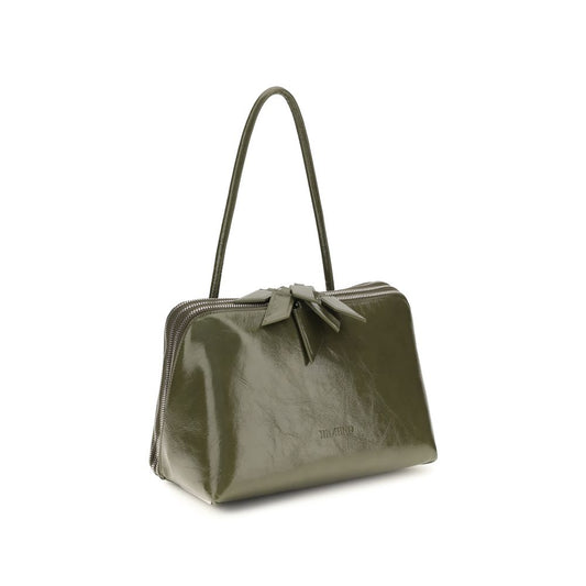 The Attico Bicolor Calf Leather Shoulder Bag
