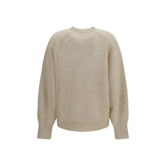 Brunello Cucinelli Beige Mohair Sweatshirt