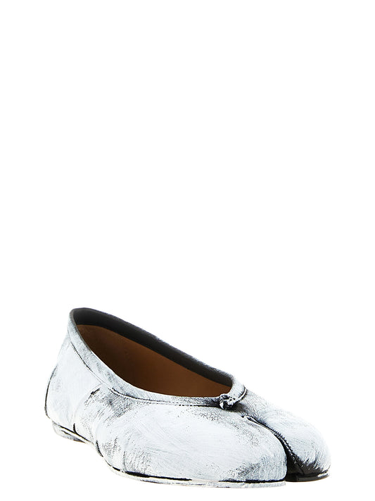 Maison Margiela White Lambskin Ballet Flats