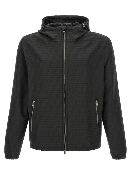 Fendi Black Polyester Shell Jacket