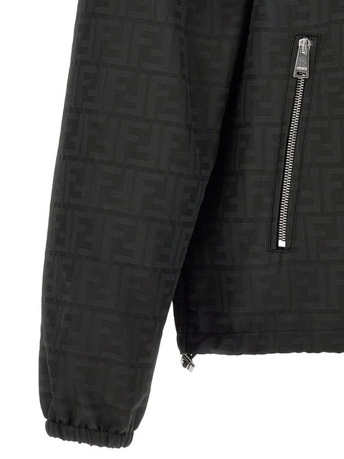 Fendi Black Polyester Shell Jacket