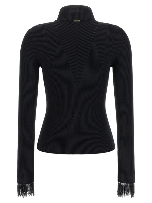 Twinset Black Viscose Cardigan