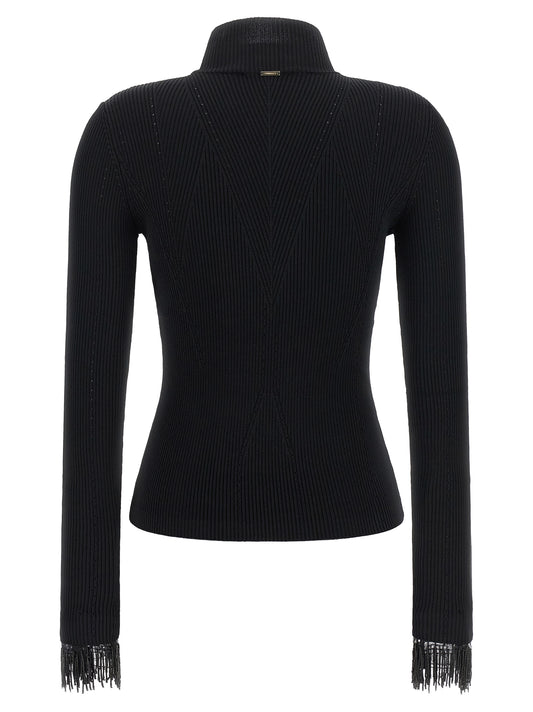 Twinset Black Viscose Cardigan