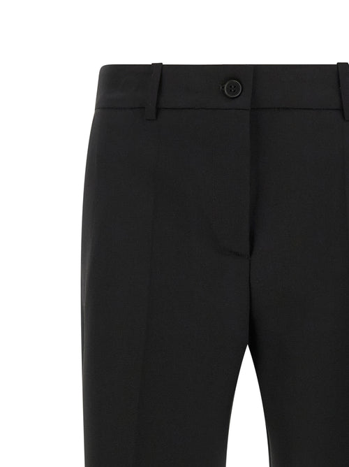 P.A.R.O.S.H. Black Virgin Wool Dress Pants