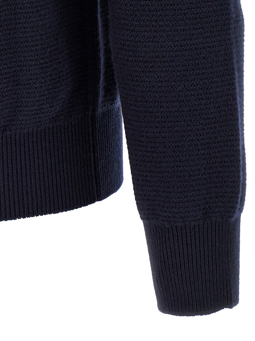ZEGNA Blue Cashmere Polo Shirt