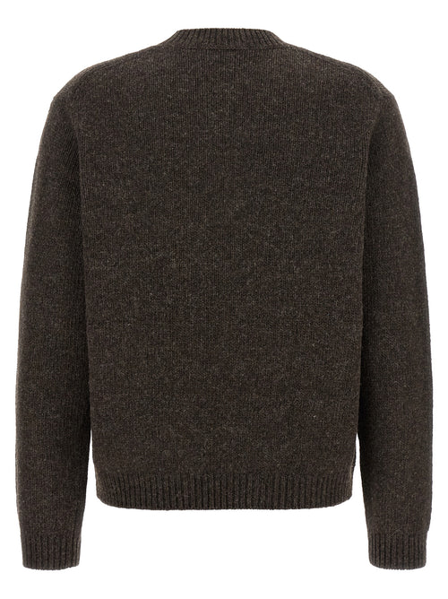 Maison Kitsuné Brown Wool Cardigan