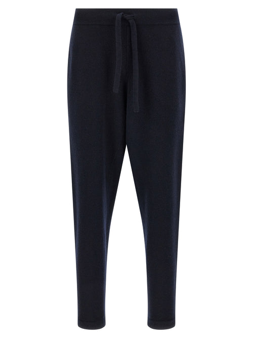 Roberto Collina Blue Merino Wool Joggers (Workout Pants)
