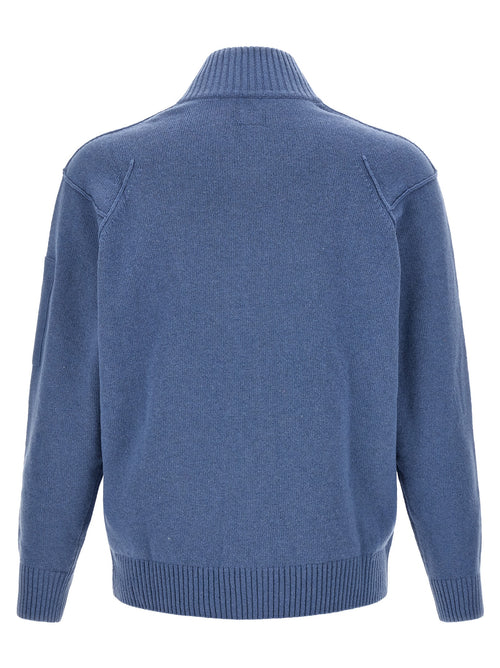 C.P. Company Blue Wool Cardigan