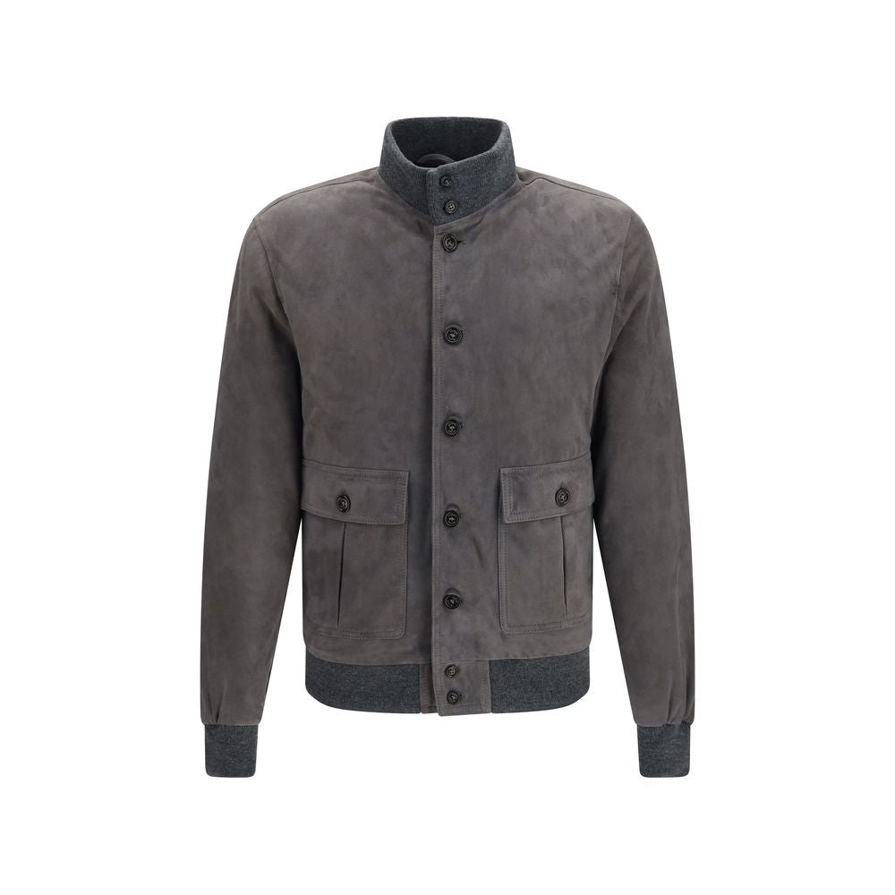 Valstar Brown Calf Leather Bomber