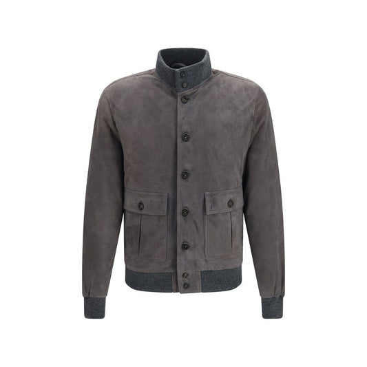 Valstar Brown Calf Leather Bomber