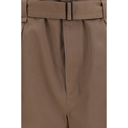 Lemaire Brown Polyester Casual Pants