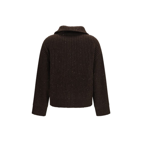Brunello Cucinelli Brown Cashmere Sweatshirt
