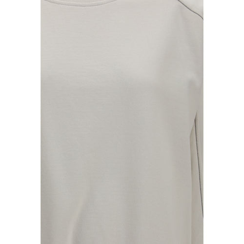Brunello Cucinelli White Cotton Sweatshirt