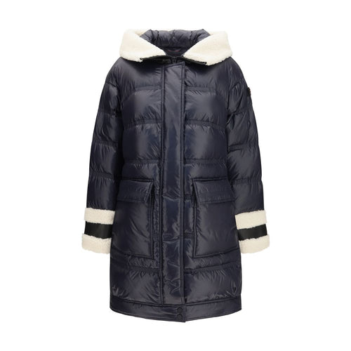 Peuterey Blue Polyamide Full-Length Jacket