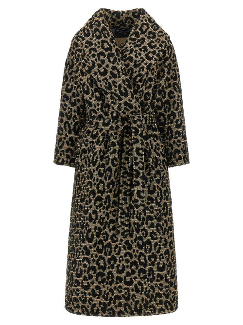 Herno Black Acetate Coat