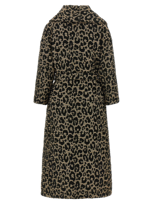 Herno Black Acetate Coat