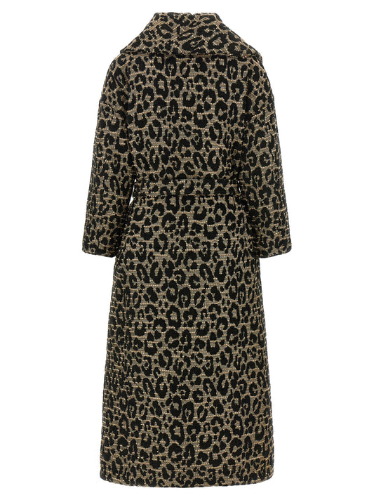 Herno Black Acetate Coat