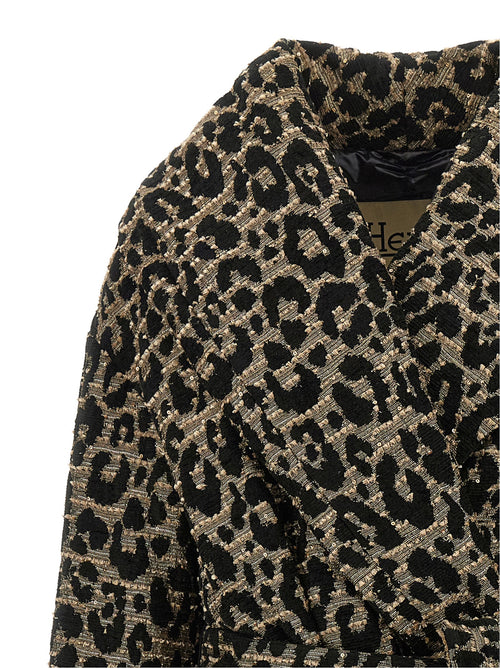Herno Black Acetate Coat