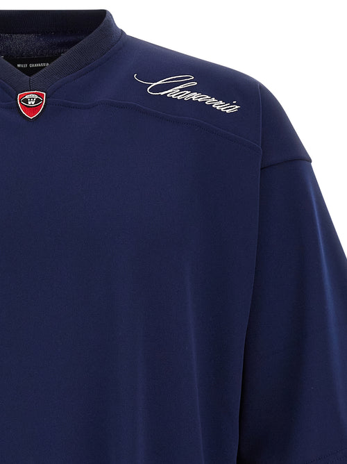 WILLY CHAVARRIA Blue Polyester Sportswear