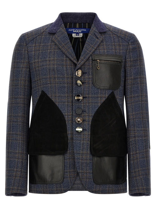 Junya Watanabe Blue Wool Blazer
