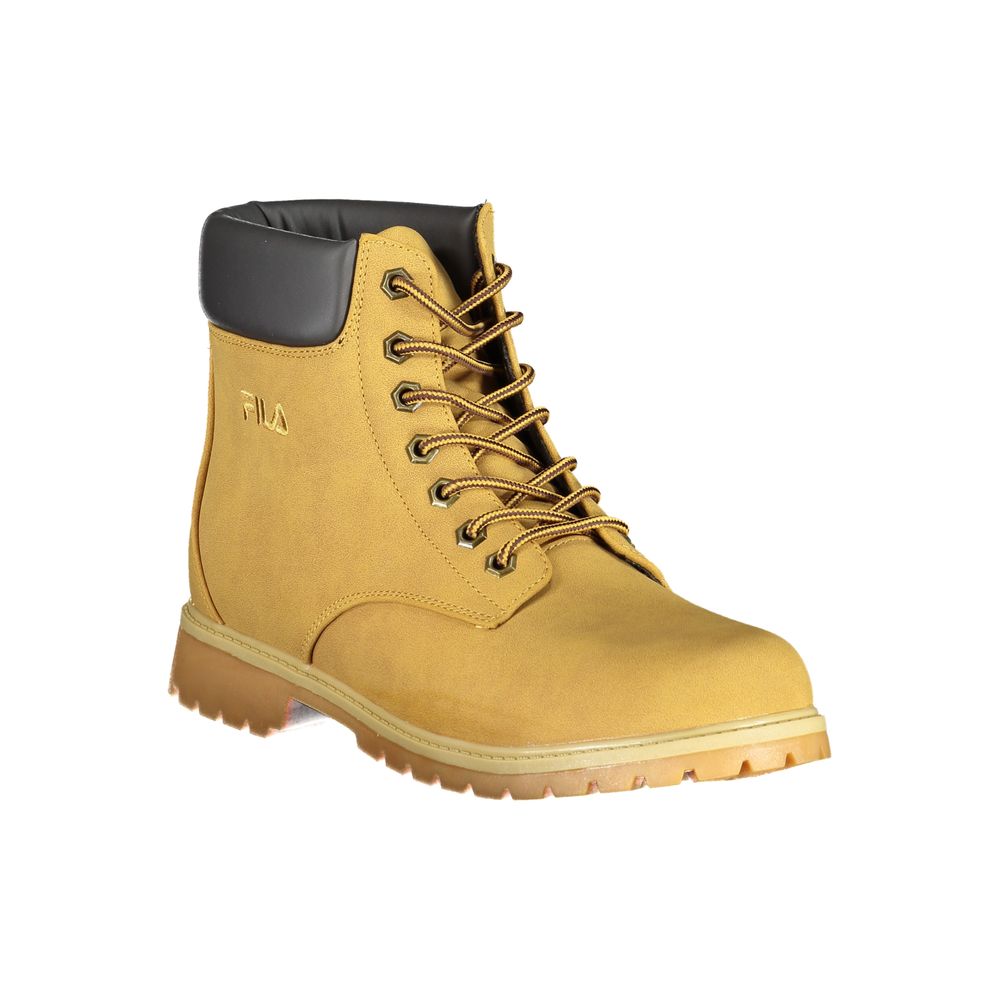 Fila Yellow Polyester Mens Ankle Boot