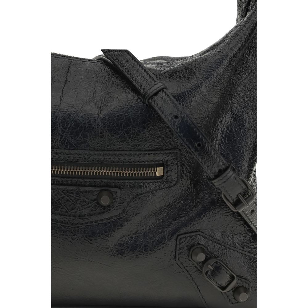 Balenciaga Black Lamb Ovis Aries Shoulder Bag