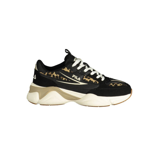 Fila Black Polyester Womens Sneaker