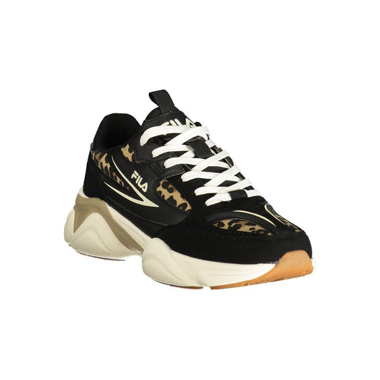 Fila Black Polyester Womens Sneaker