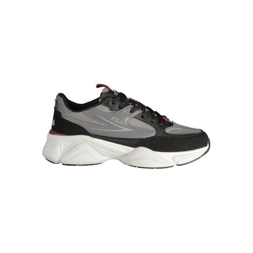 Fila Gray Polyurethane Women Sneaker