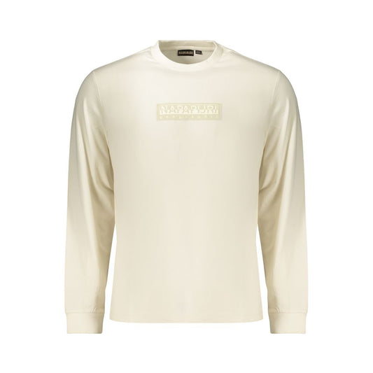 Napapijri White Cotton Men's T-Shirt