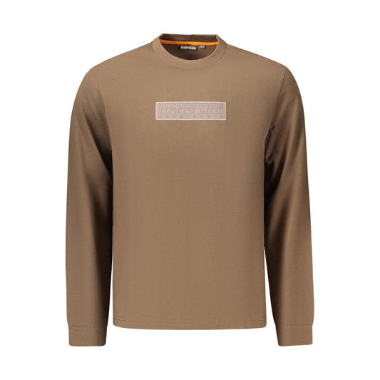 Napapijri Brown Cotton T-Shirt