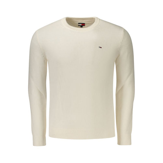 Tommy Hilfiger White Cotton Men's Sweater