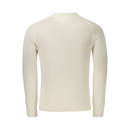 Tommy Hilfiger White Cotton Men's Sweater