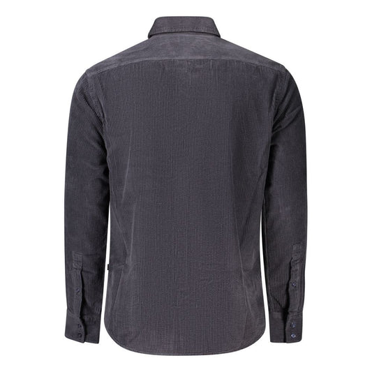 Hugo Boss Blue Cotton Shirt