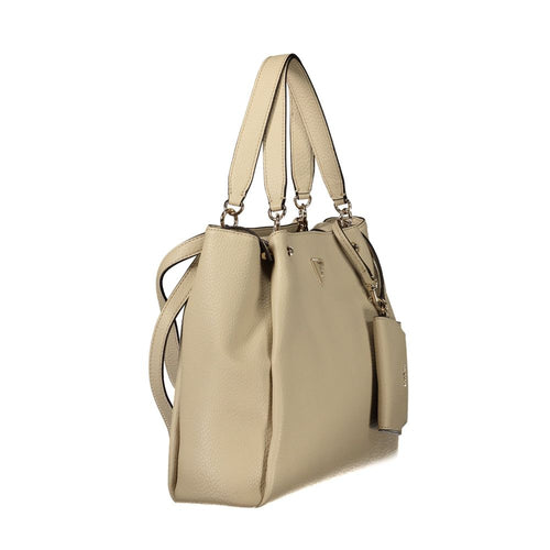 Guess Jeans Beige Polyethylene Handbag