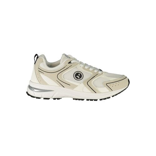 Navigare White Polyester Athletic Sneakers