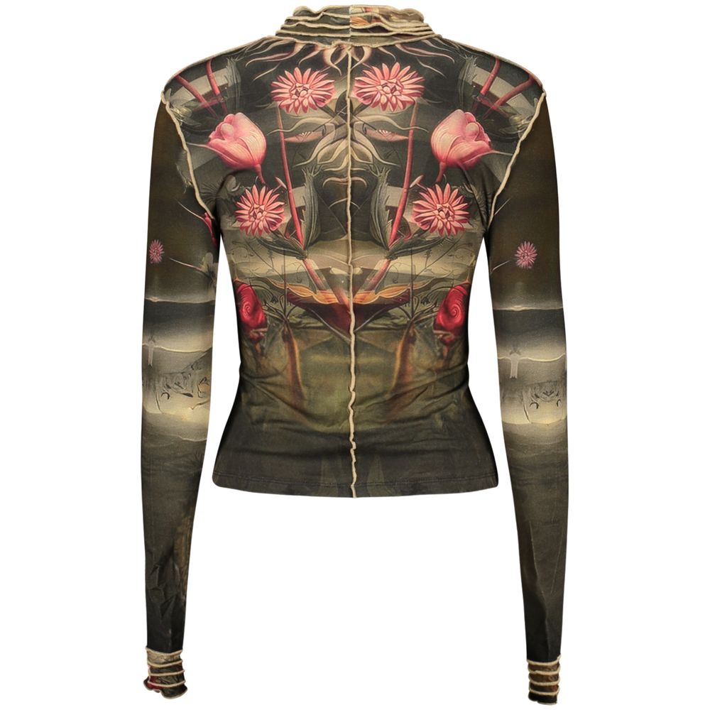 Desigual Black Elastane T-Shirt